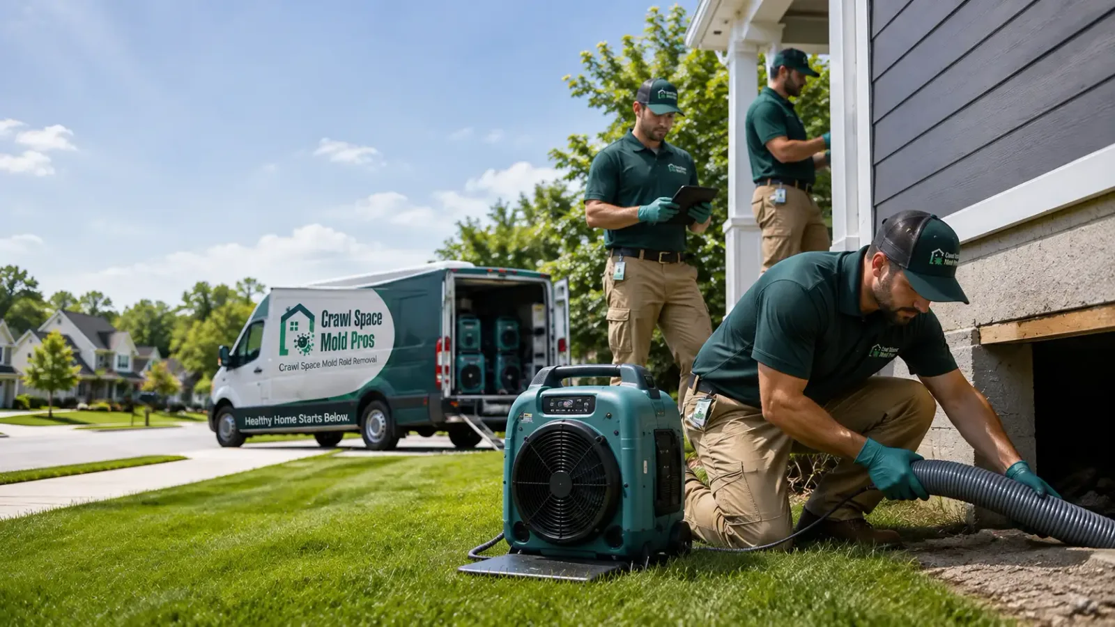 Crawl Space Mold Removal in Nevada, OH